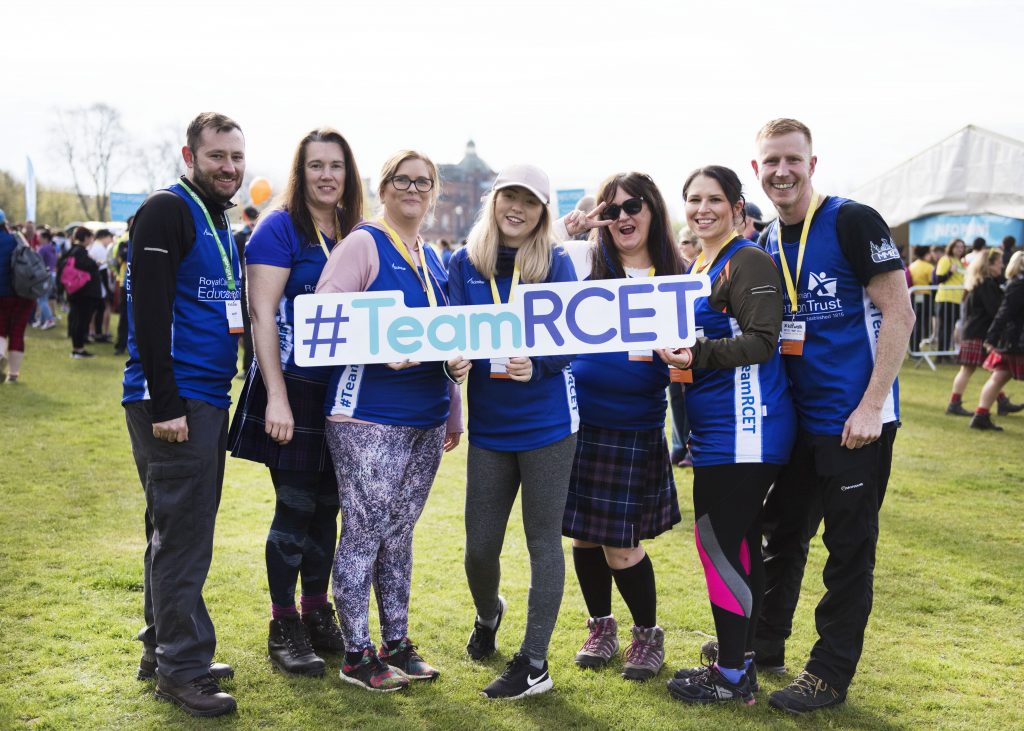 team, RCET, Kiltwalk, sport, challenge events, walks, sponsored walks